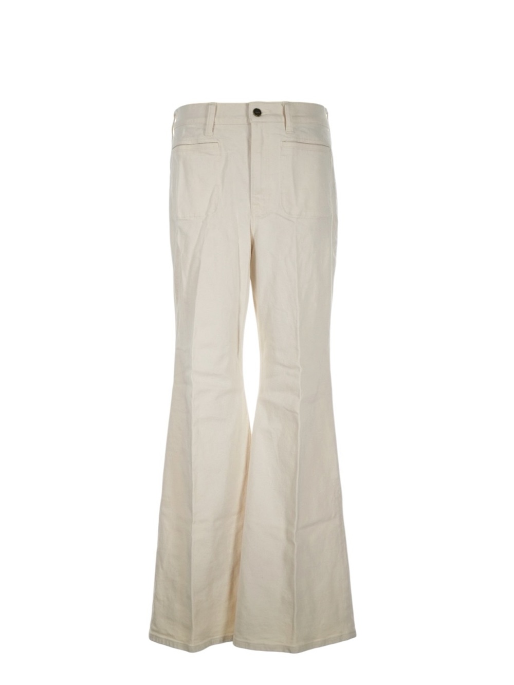 J. Crew Vintage 96 Flare Jeans 27 Cream High Rise Business Casual Teacher NWT